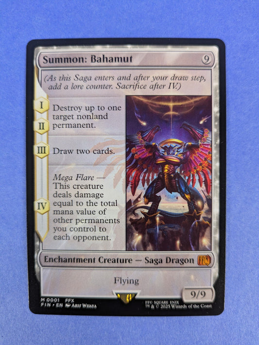 MTG Magic: FINAL FANTASY: Summon: Bahamut #0001 Mythic - NM