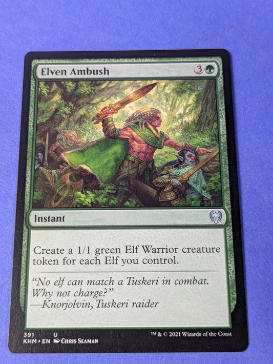 MTG Magic: Kaldheim: Elven Ambush #391 Uncommon - NM