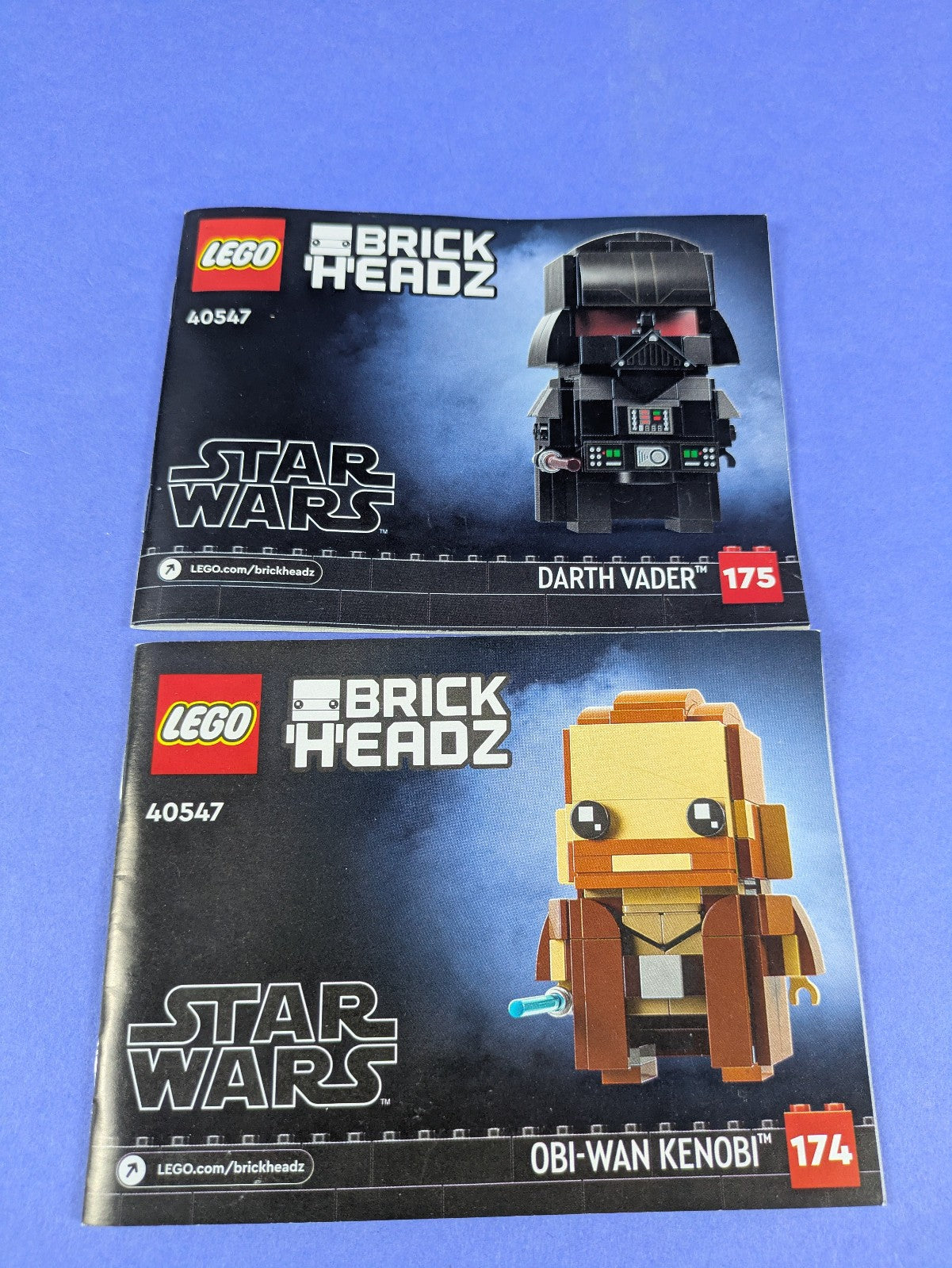 LEGO BrickHeadz Star Wars Obi-Wan Kenobi & Darth Vader 40547 Pre-Owned