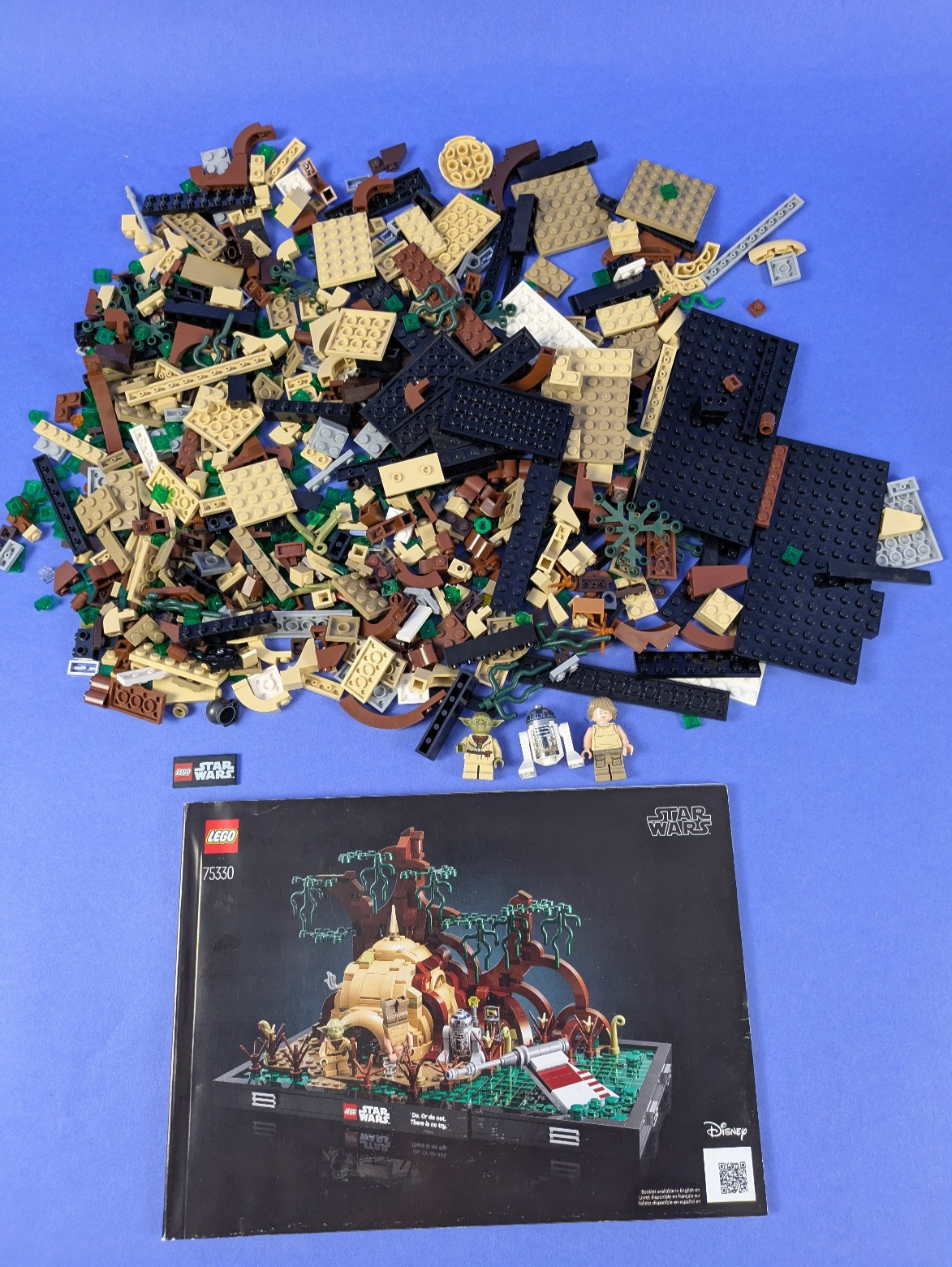 LEGO Star Wars Dagobah Jedi Training Diorama 75330 Complete Set Pre-Owned