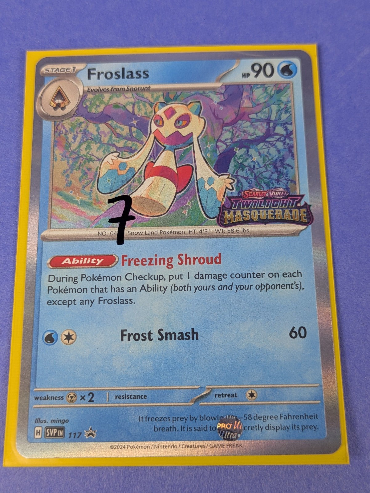 Froslass - 117 - Promo Scarlet & Violet Promos - Pokemon Card - NM