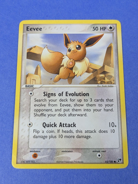 Eevee - 63/100 - Common Battle Stadium - Pokemon Card - MP
