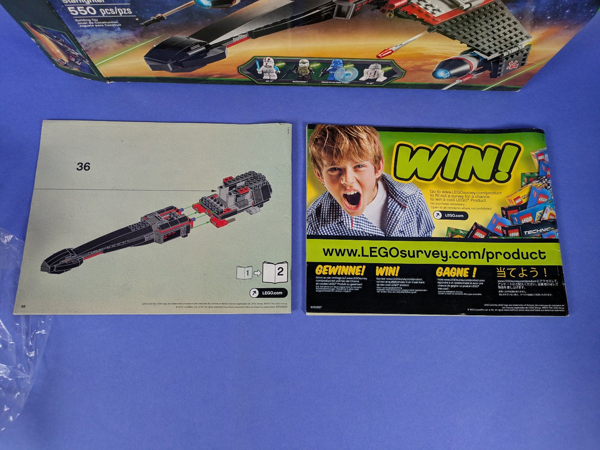 Lego Star Wars: Jek-14's Stealth Starfighter Set 75018 Complete Set
