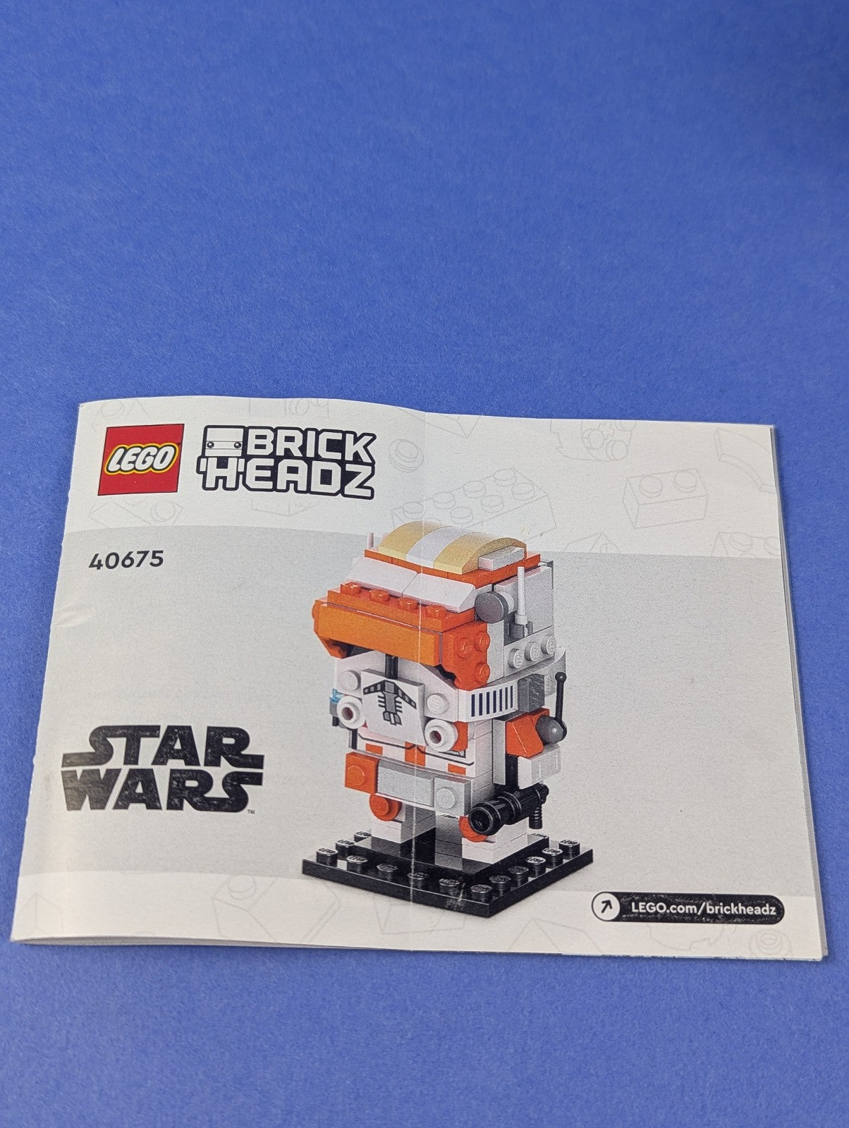 LEGO BrickHeadz Star Wars Clone Commander Cody 40675 Complete Set Pre-Owned