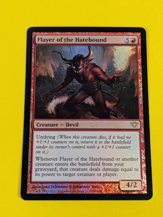 MTG Magic: Dark Ascension: Flayer of the Hatebound Foil #89/158 Rare - NM
