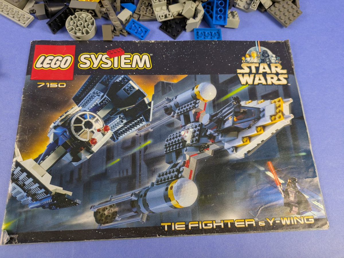 LEGO Star Wars TIE Fighter & Y-wing 7150 Complete Set Pre-Owned