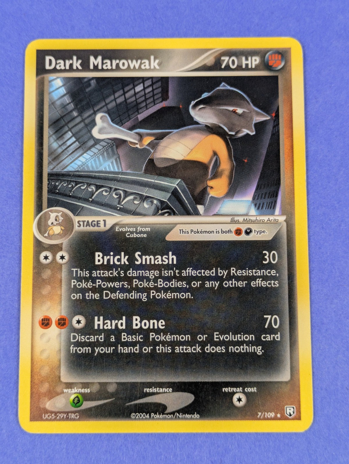 Dark Marowak - 7/109 - Rare Theme Deck Exclusive - Pokemon Card - MP