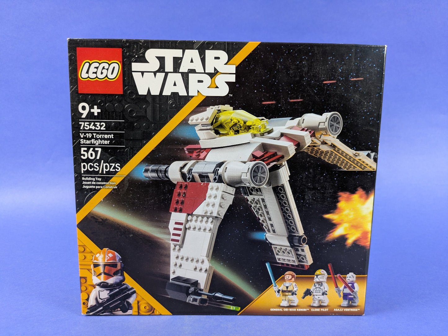 Lego Star Wars: The Clone Wars: V-19 Torrent Starfighter Set 75432 BRAND NEW