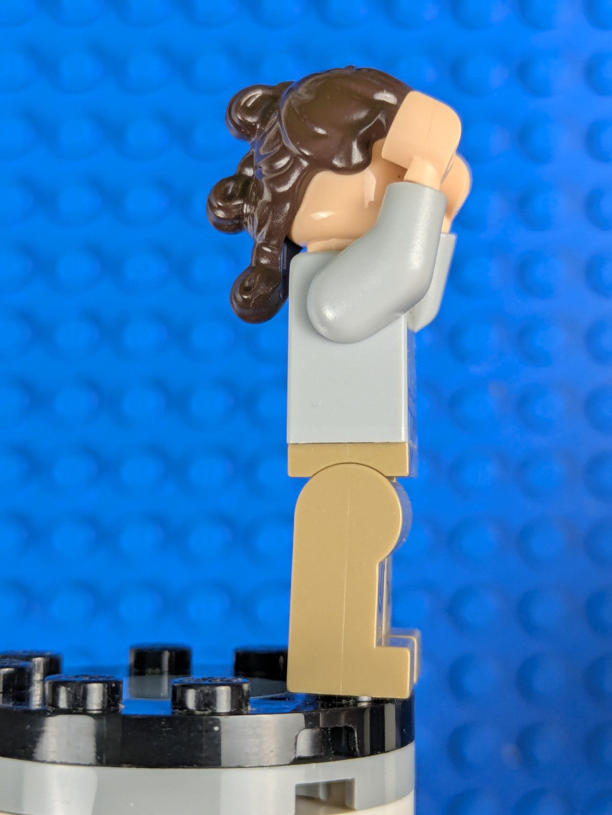 Lego Star Wars: Rey - Dark Tan Tied Robe sw0677 Sets 75236, 75105