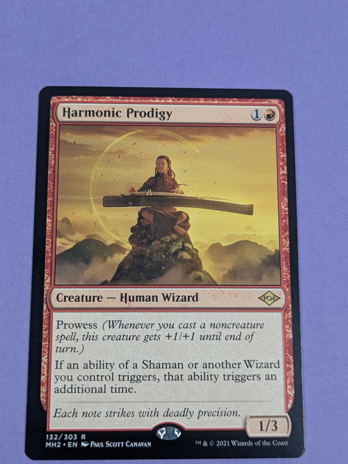 MTG Magic: Modern Horizons 2: Harmonic Prodigy #132/302 Rare - NM