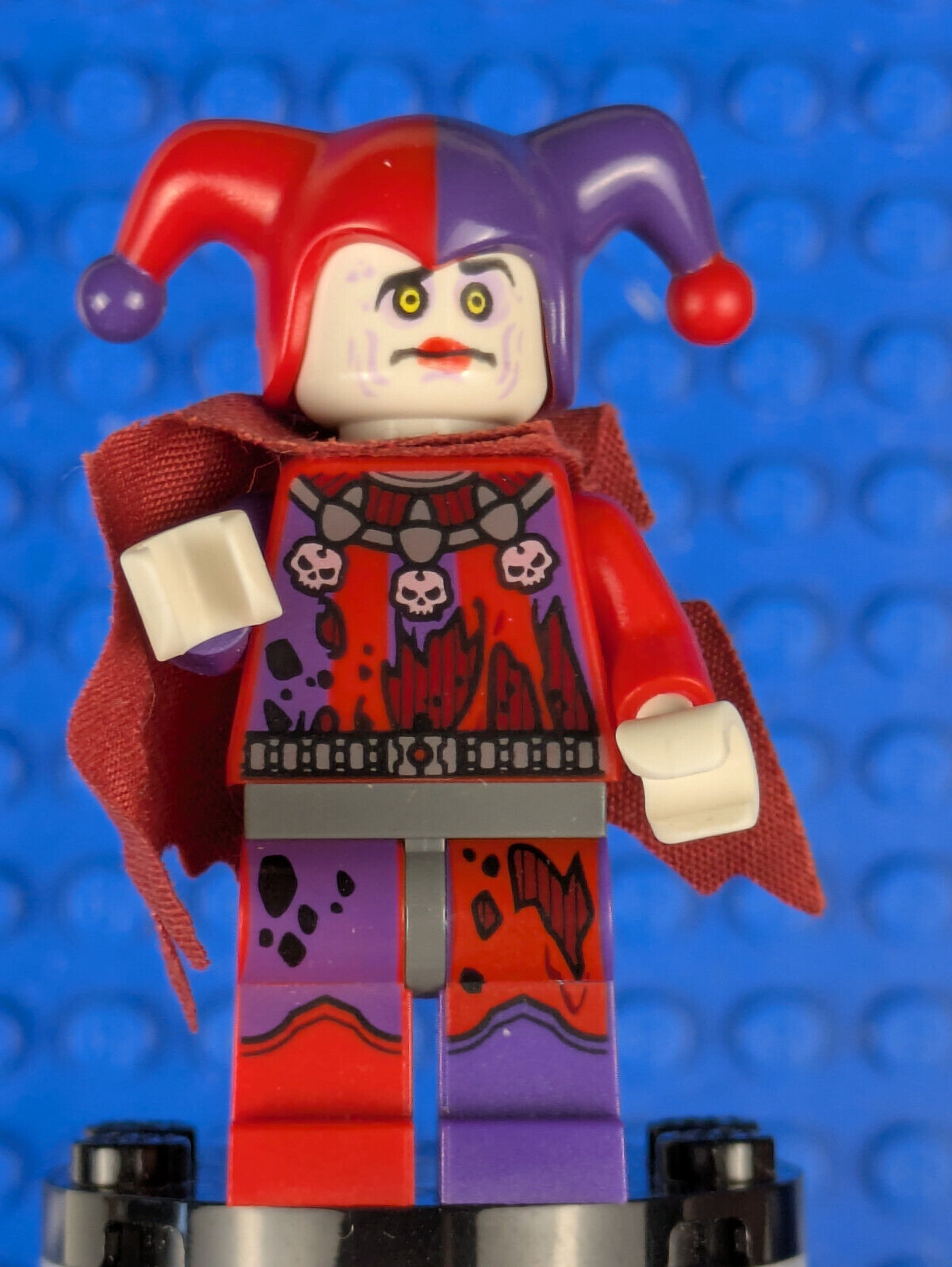 Lego Nexo Knights: Jestro- Dark Purple and Red Dual Head nex013 Set 70323, 70316