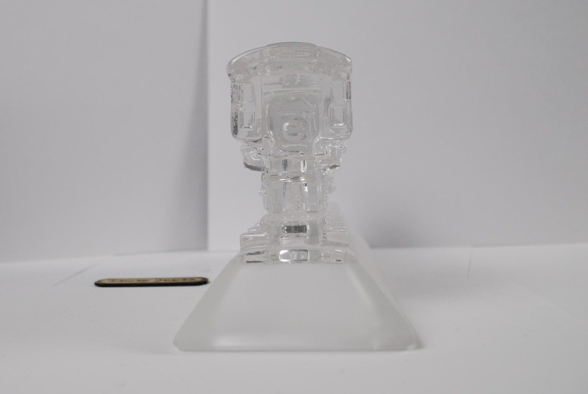 Hofbauer Magic Crystal Casey Jones USA Glass Train Locomotive Paperweight