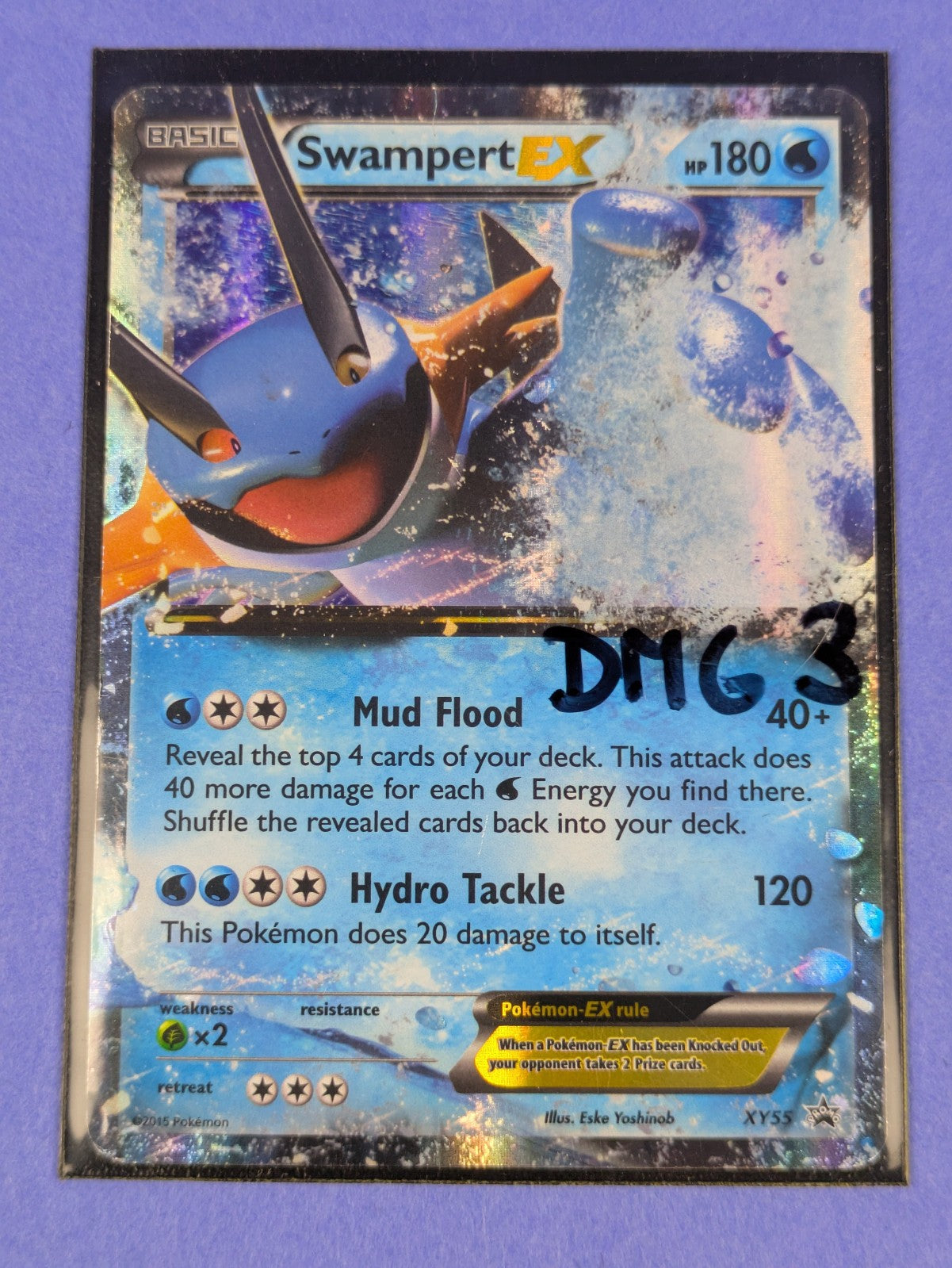 Swampert EX - XY55 - Holo Promo XY Promos - Pokemon Card - DMG