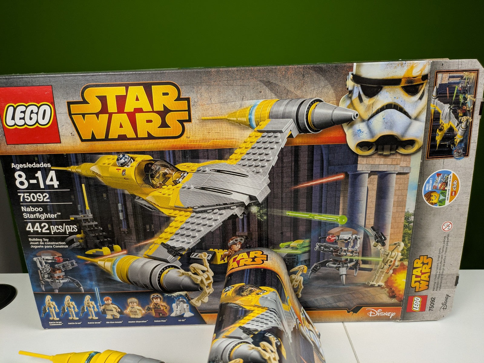 Lego Star Wars: Episode 1: Naboo Starfighter Set 75092 - Incomplete Set