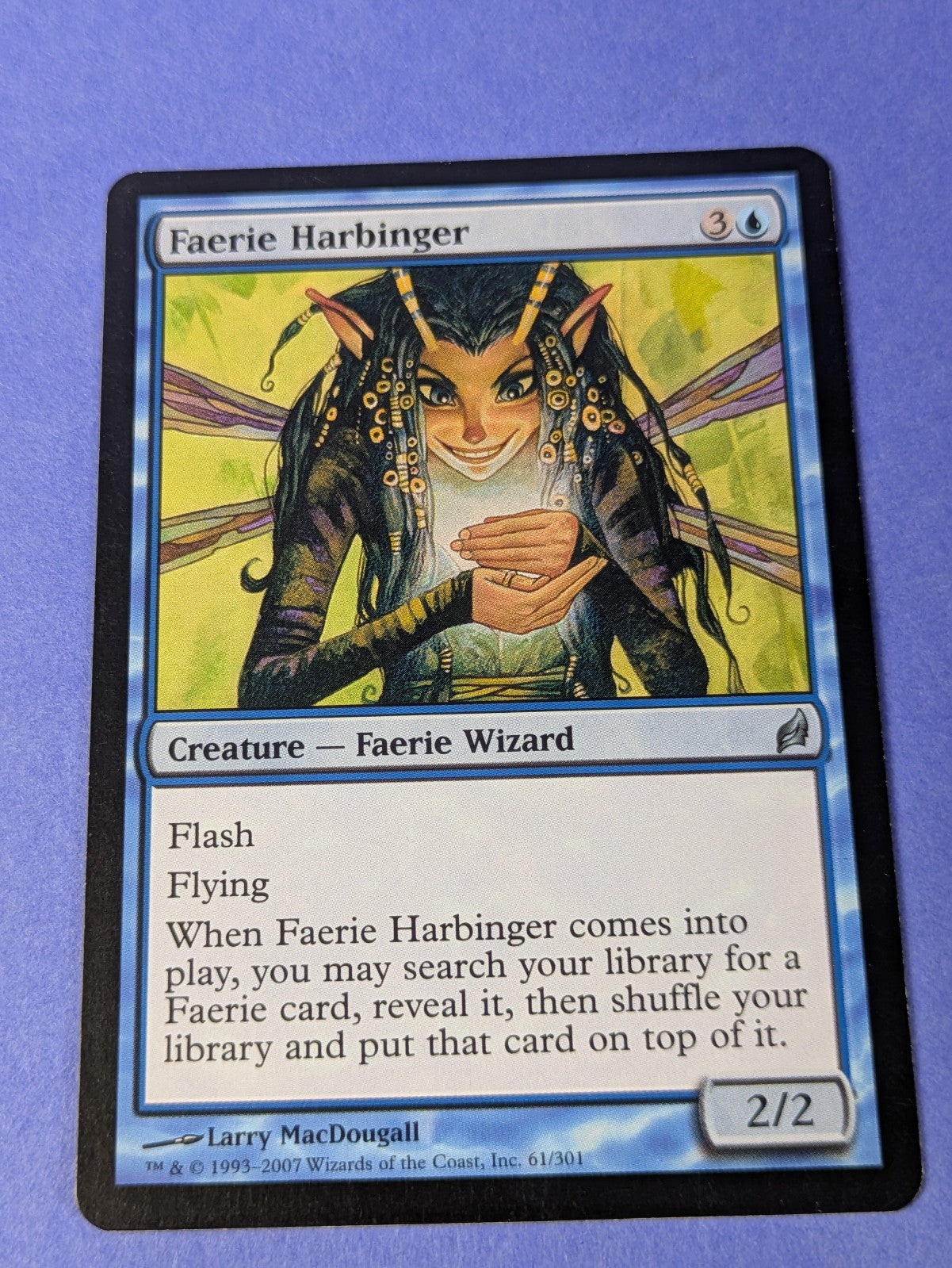 MTG Magic: Lorwyn: Faerie Harbinger #61/301 Uncommon - NM