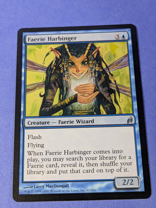 MTG Magic: Lorwyn: Faerie Harbinger #61/301 Uncommon - NM