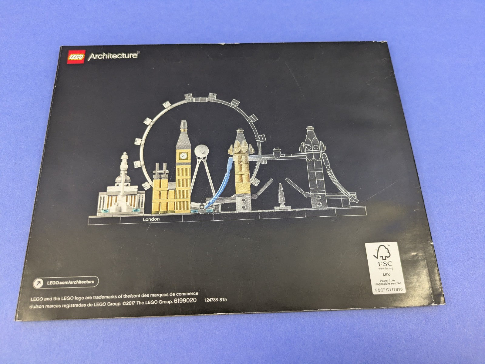 LEGO Architecture London 21034 Complete Set Pre-Owned