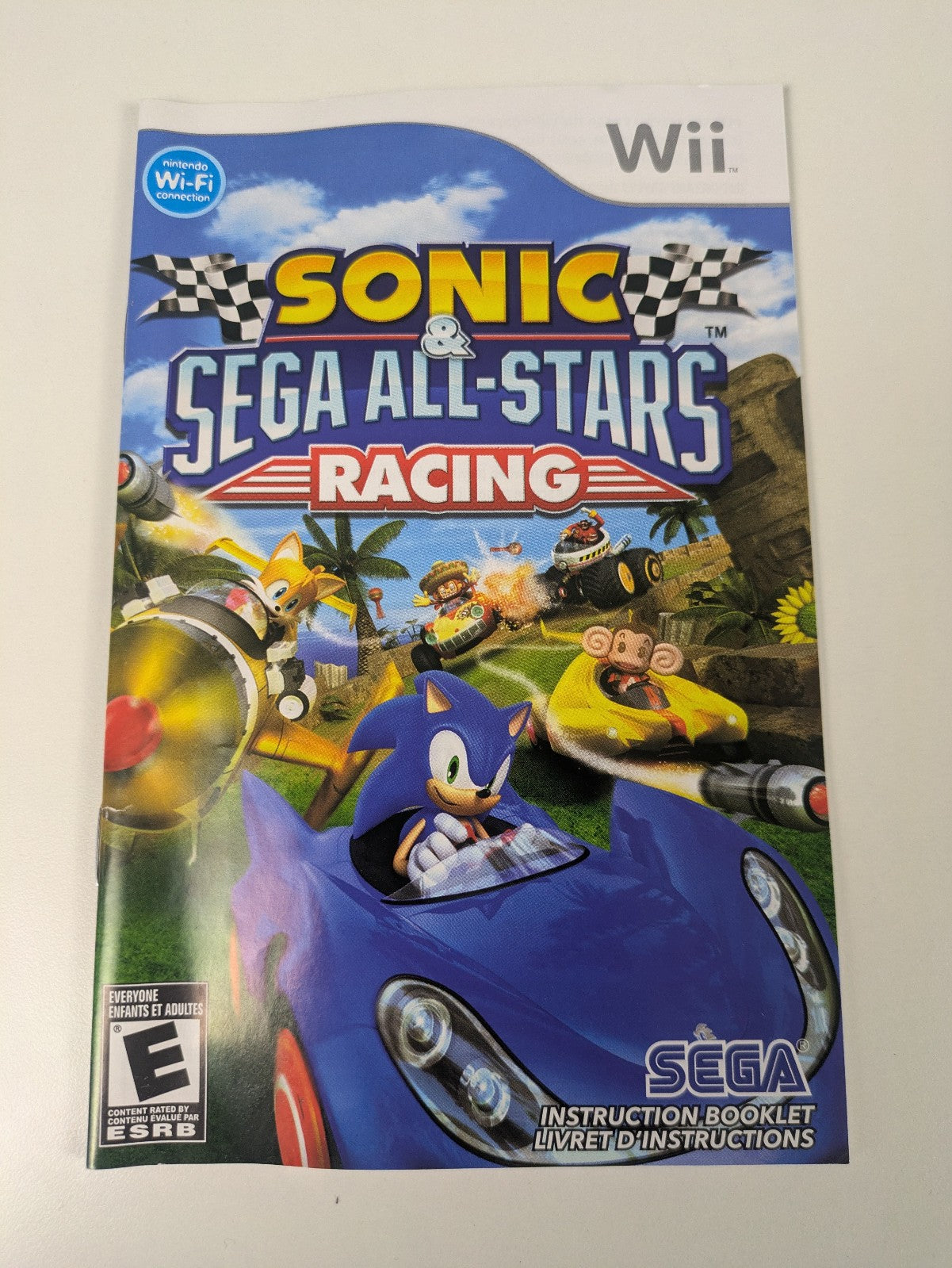 Sonic & Sega All-Stars Racing (Nintendo Wii, 2010) CIB