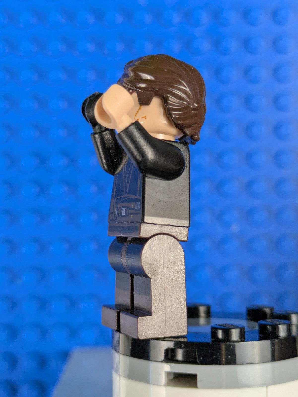 Lego Star Wars: Anakin Skywalker (Dark Brown Legs Headset) sw0526 Set 75038