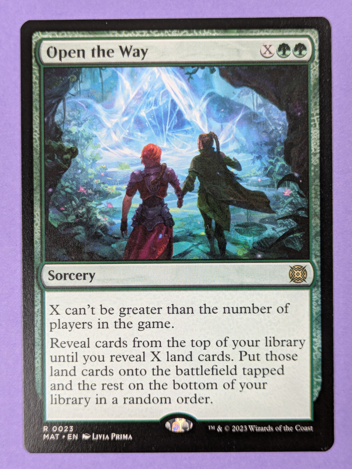 MTG Magic: March of the Machine: The Aftermath: Open the Way #0023 Rare - NM