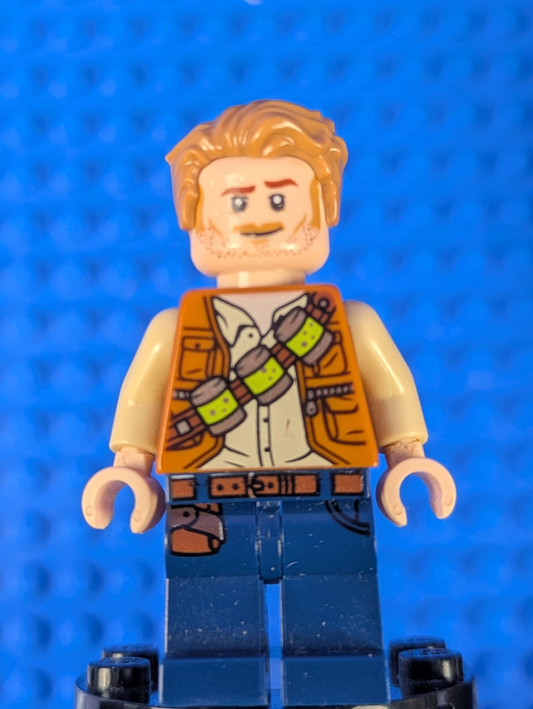 Lego Jurassic World: Owen Grady - Lime Canisters jw066 Sets 75940, 122114