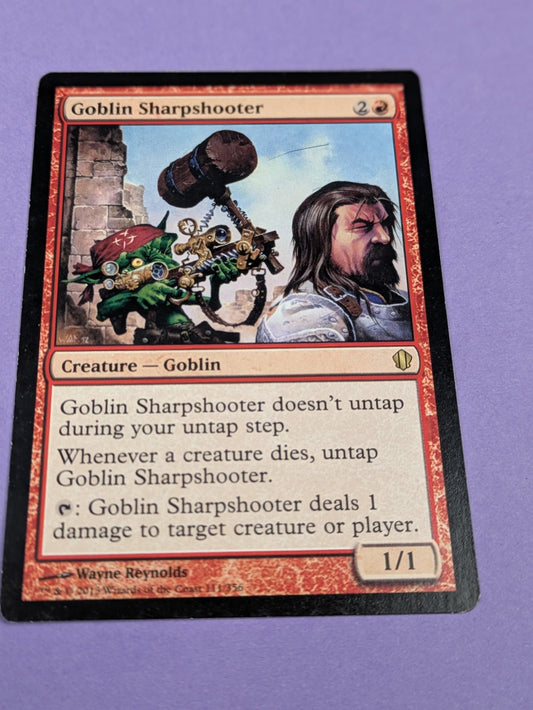 MTG Magic: Commander 2013: Goblin Sharpshooter #111/356 Rare - LP