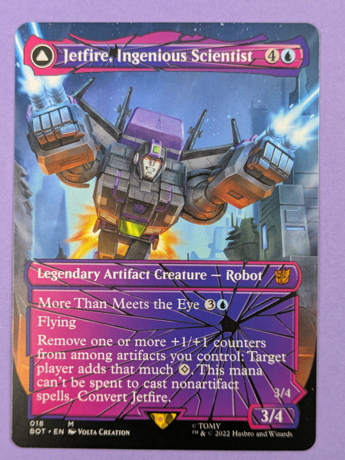 MTG Magic: Transformers: Jetfire, Ingenious Scientist - Jetfire, Air Guardian NM