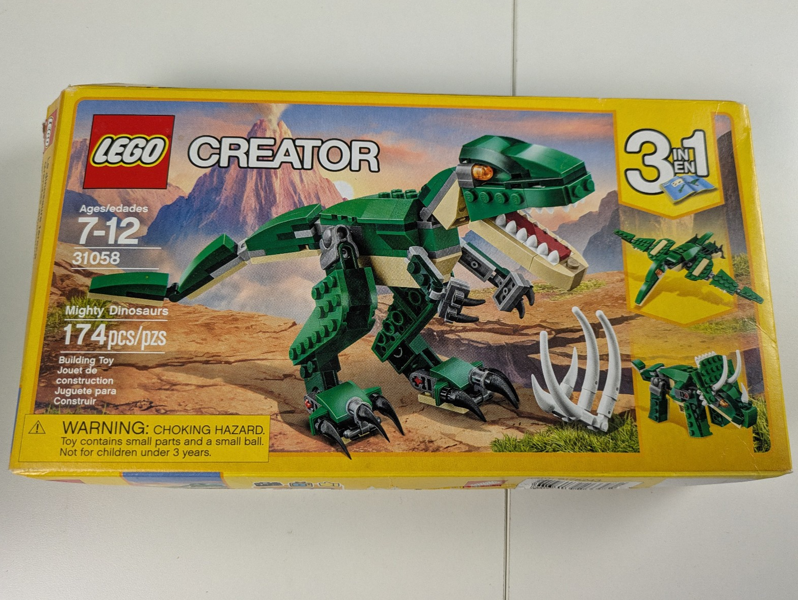 Lego Creator: Creature: Mighty Dinosaurs - Green Edition Set 31058 - Brand New