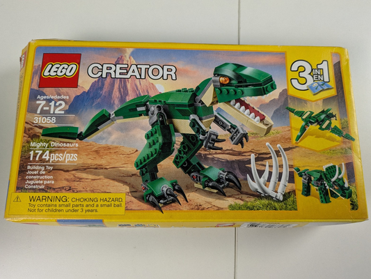 Lego Creator: Creature: Mighty Dinosaurs - Green Edition Set 31058 - Brand New