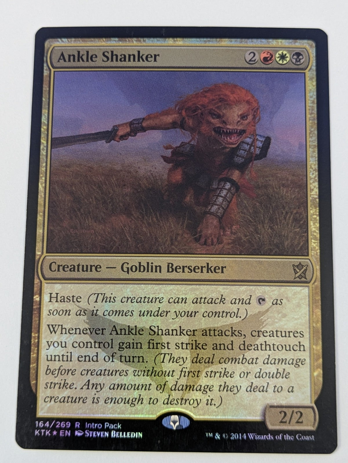 MTG Magic: Khans of Tarkir: Ankle Shanker Foil #164/269 Rare - NM
