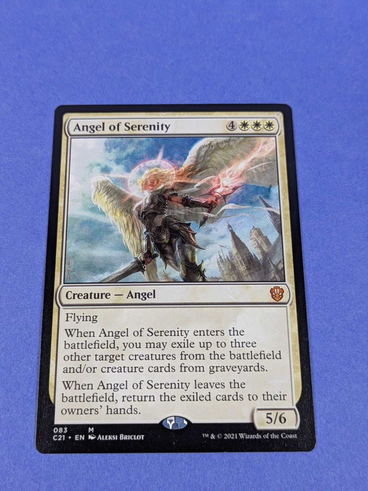 MTG Magic: Commander 2021: Angel of Serenity #083 Mythic - NM