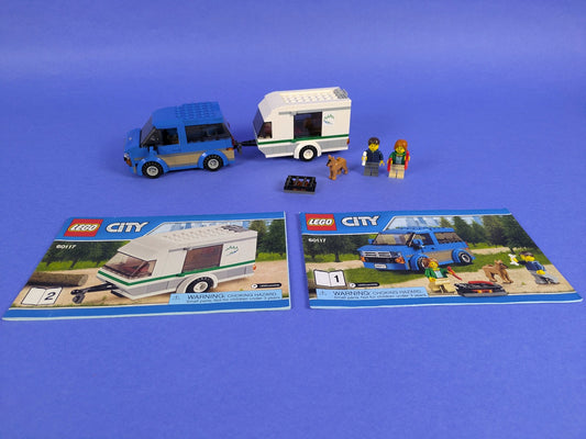 Lego Town: City: Recreation: Van & Caravan 60117 - Complete w/ Instructions