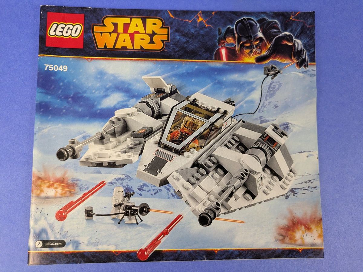 Lego Star Wars: Episode 4-6: Snowspeeder Set 75049 - w/ Instructions