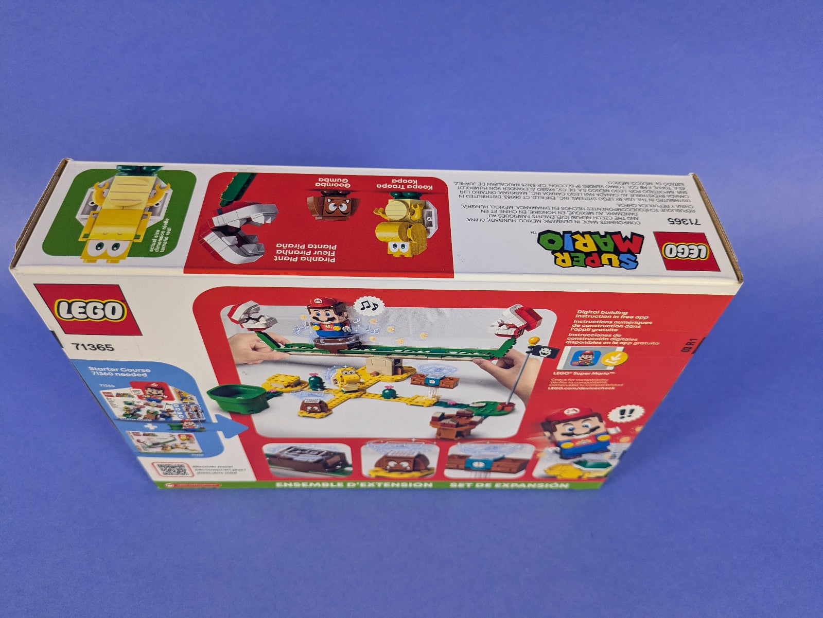 Lego Super Mario: Piranha Plant Power Slide - Expansion Set 71365 BRAND NEW