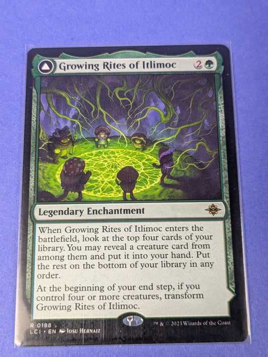 MTG: Growing Rites of Itlimoc / Itlimoc, Cradle of the Sun #0188 Rare - NM