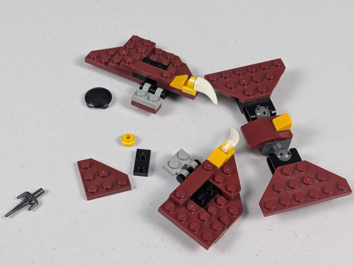 Lego Creator: Creature: Mythical Creatures Set 31073 - Set Only