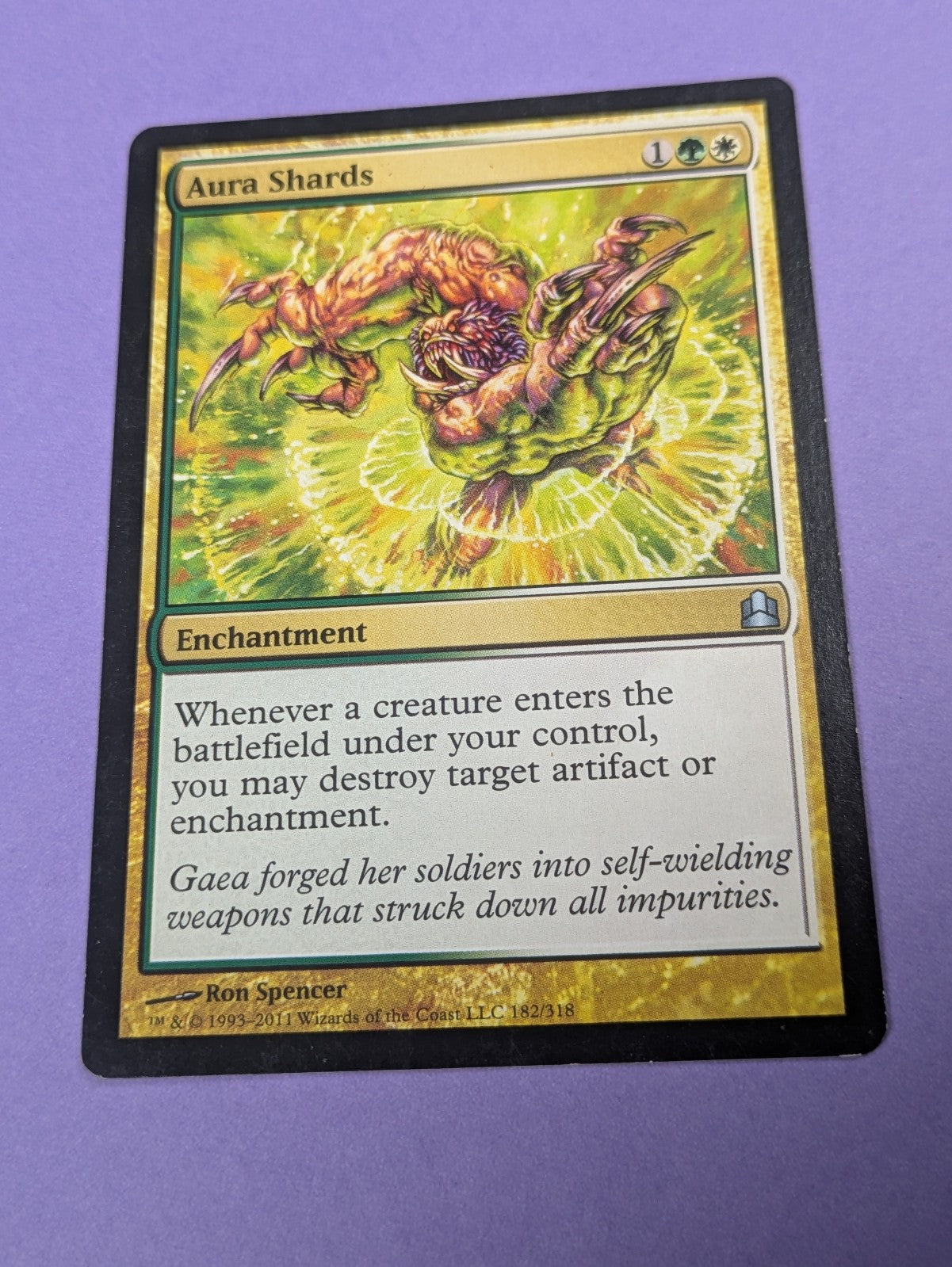 MTG Magic: Commander 2011: Aura Shards #182/318 Uncommon - NM