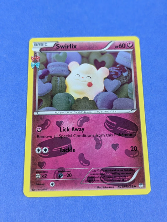 Swirlix - RC19/RC32 - Uncommon XY Generations - Pokemon Card - LP