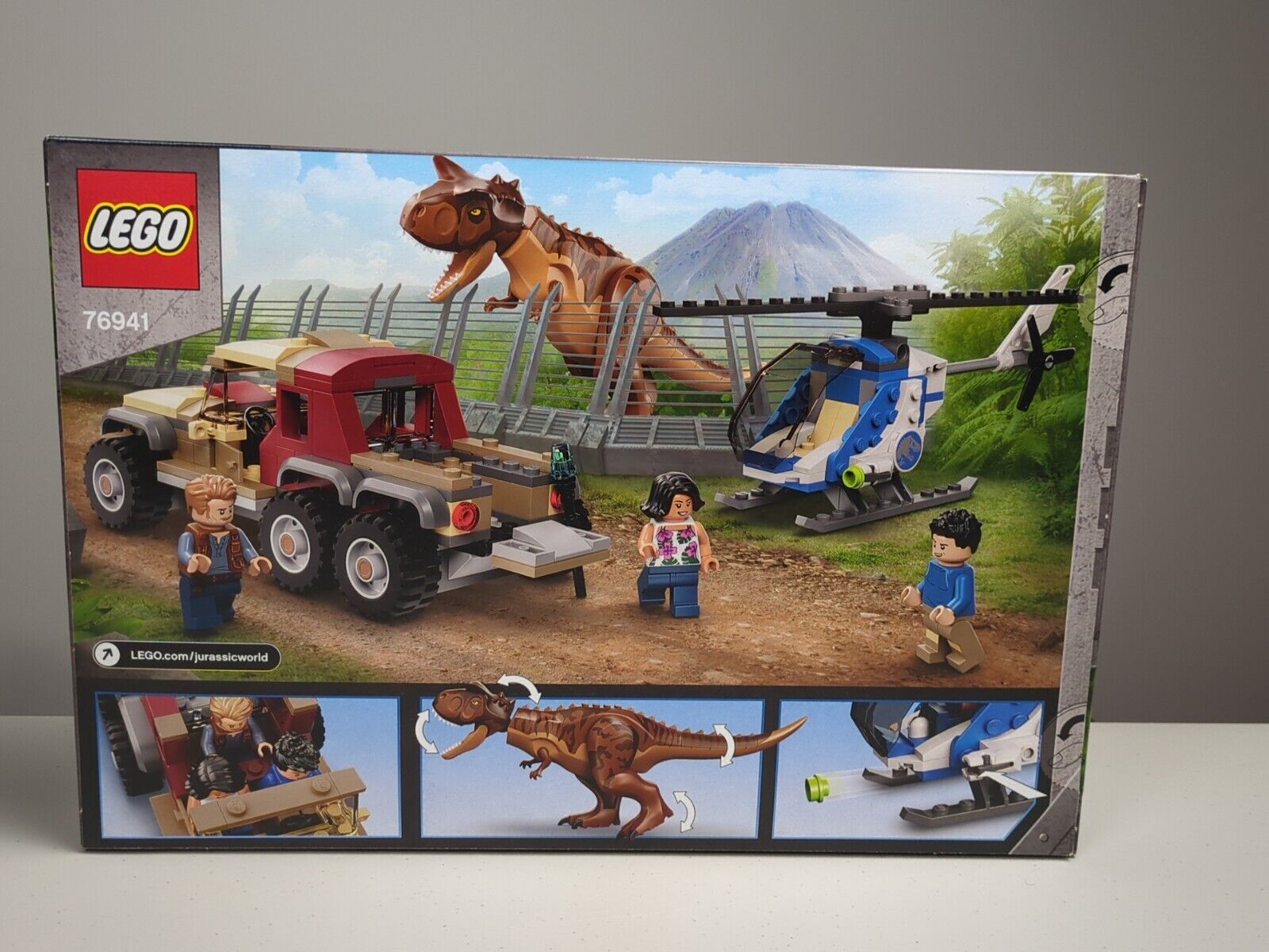 Lego Jurassic World Carnotaurus Dinosaur Chase 76941 New