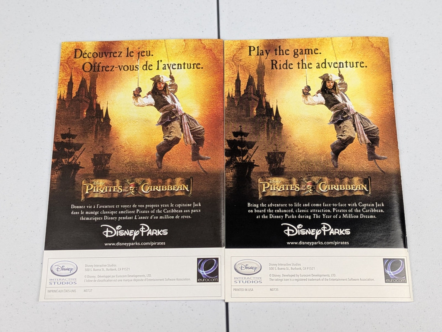 Pirates of the Caribbean (Nintendo Wii, 2007) CIB