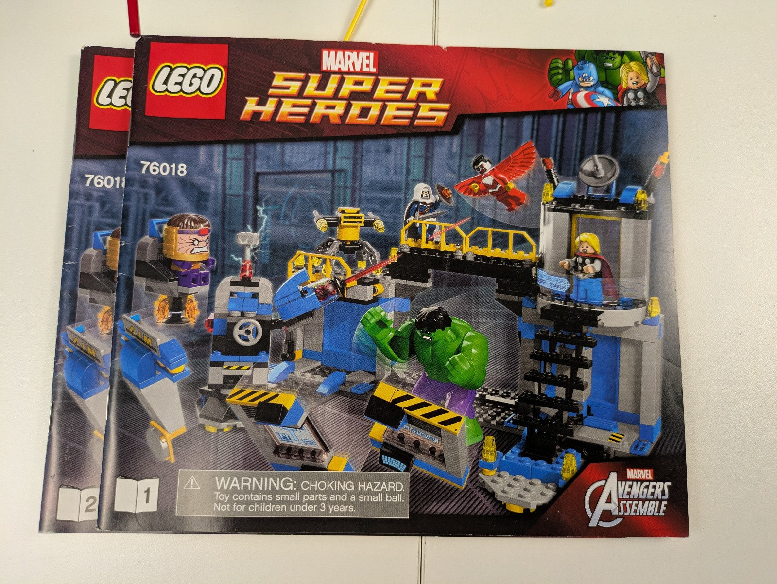Lego Super Heroes: Avengers Assemble: Hulk Lab Smash Set 76018 - Incomplete Set