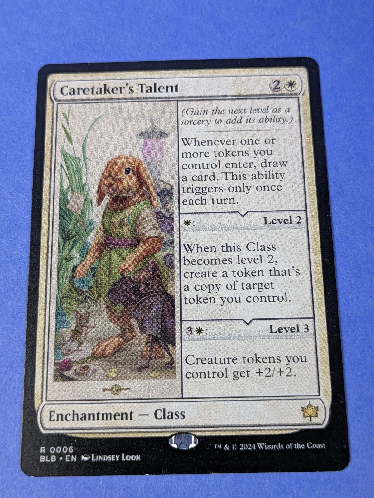 MTG Magic: Bloomburrow: Caretaker's Talent #0006 Rare - LP