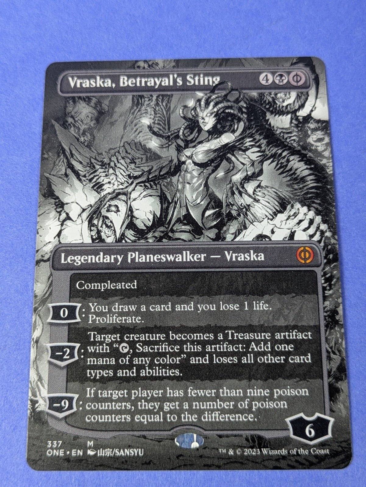 MTG Magic: Phyrexia: All Will Be One: Vraska, Betrayal's Sting #337 Mythic - NM