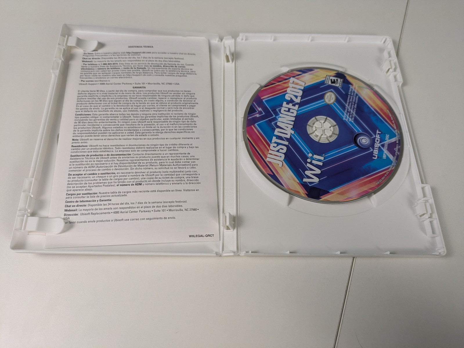 Just Dance 2017 (Nintendo Wii, 2017) CIB