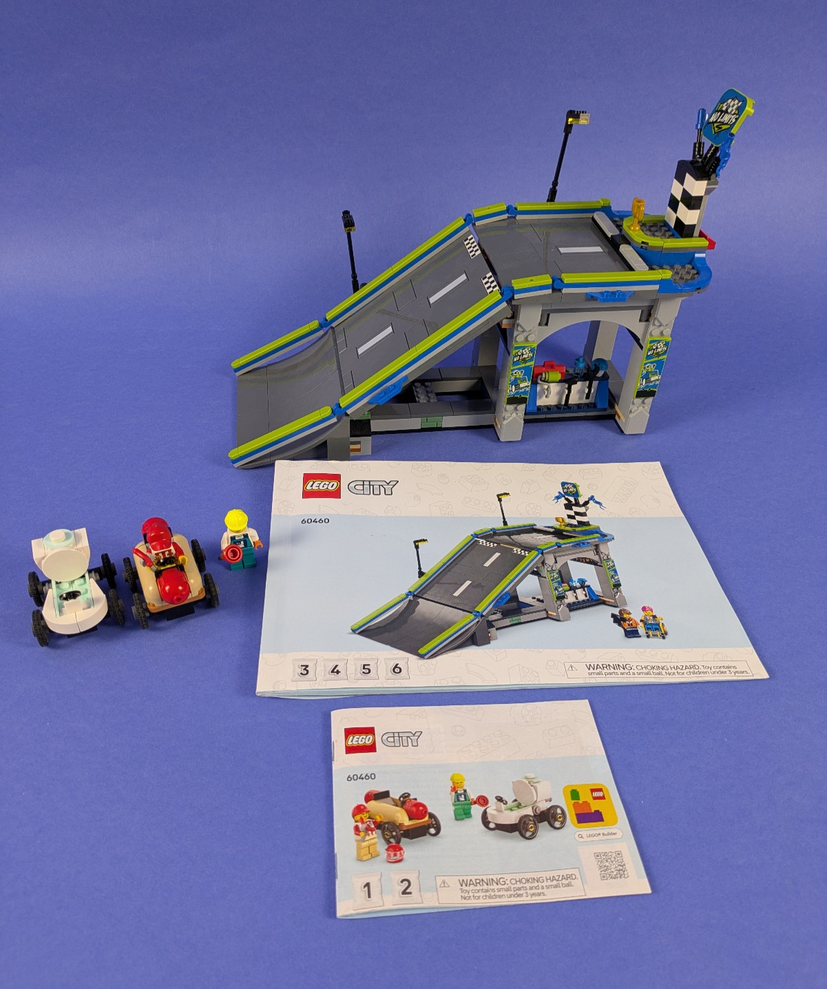 Lego Town: City: Race: No Limits: Race Car Ramp Set 60460 Incomplete Set