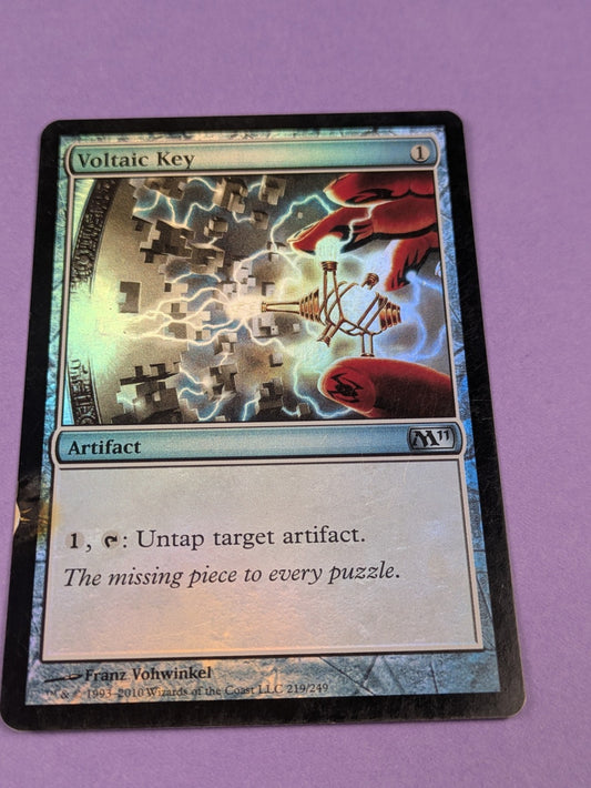 MTG Magic: Magic 2011: Voltaic Key Foil #219/249 Uncommon - HP