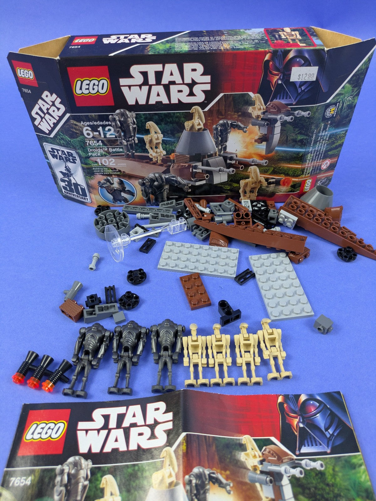 LEGO Star Wars Droids Battle Pack 7654 Complete Set Pre-Owned