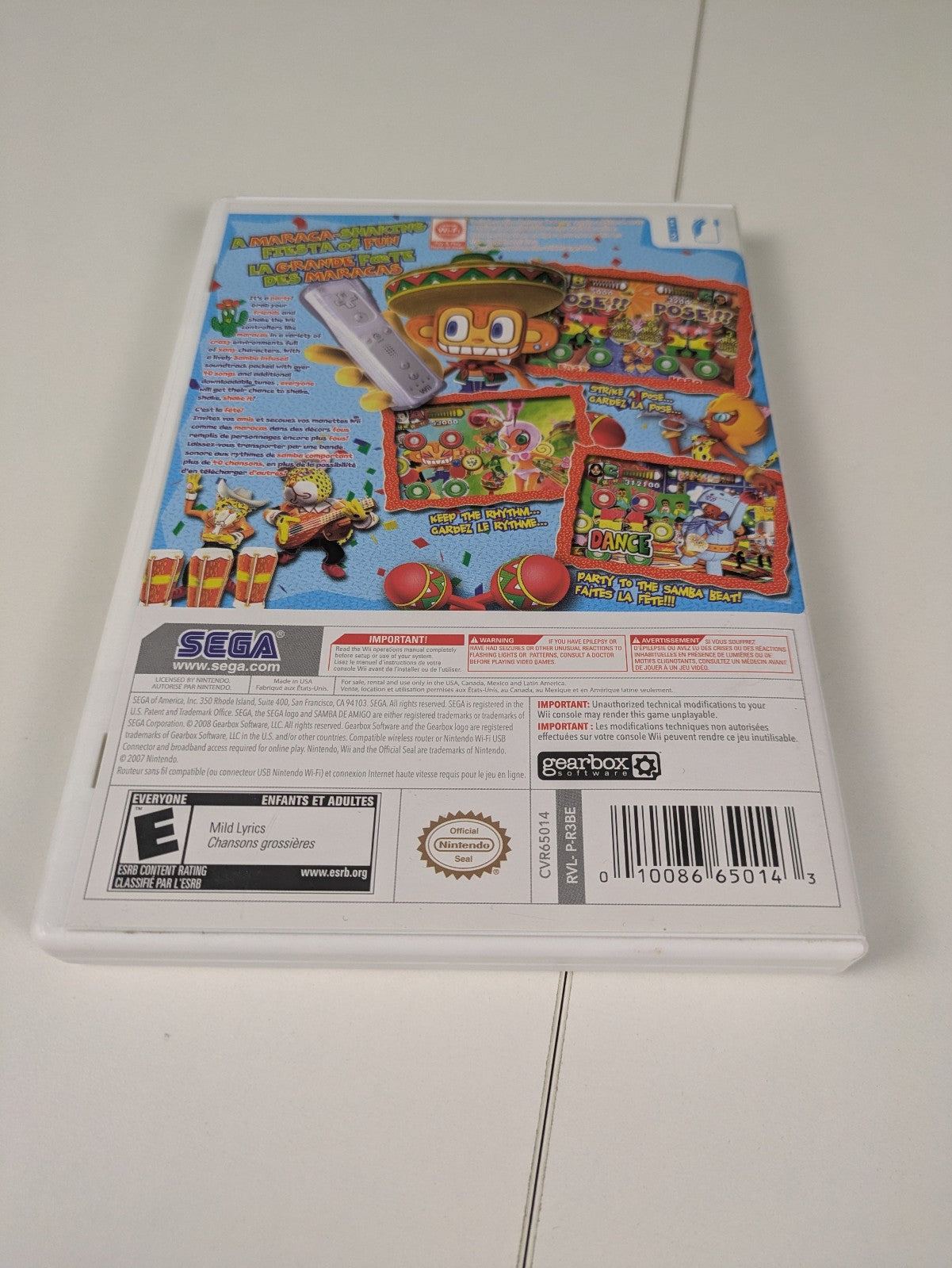Samba de Amigo (Nintendo Wii, 2008) CIB