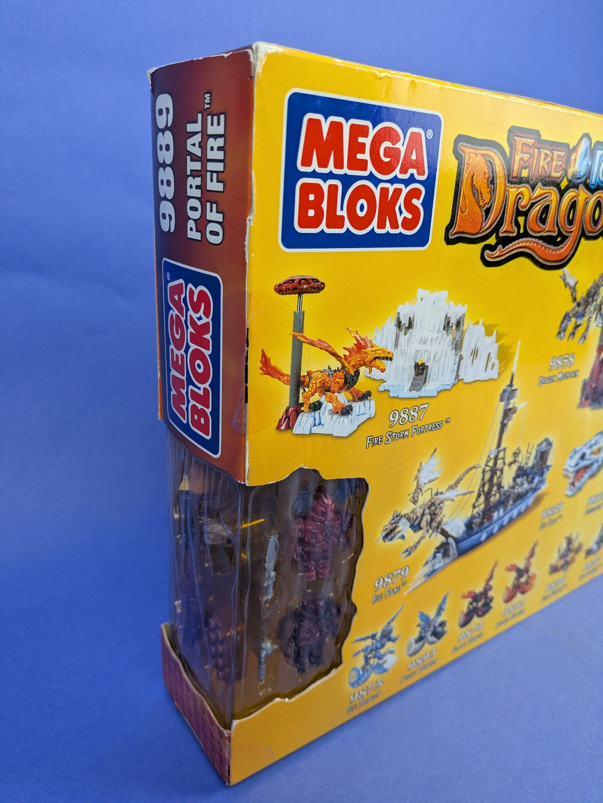MEGA BLOKS Fire & Ice Dragons Portal of Fire 9889