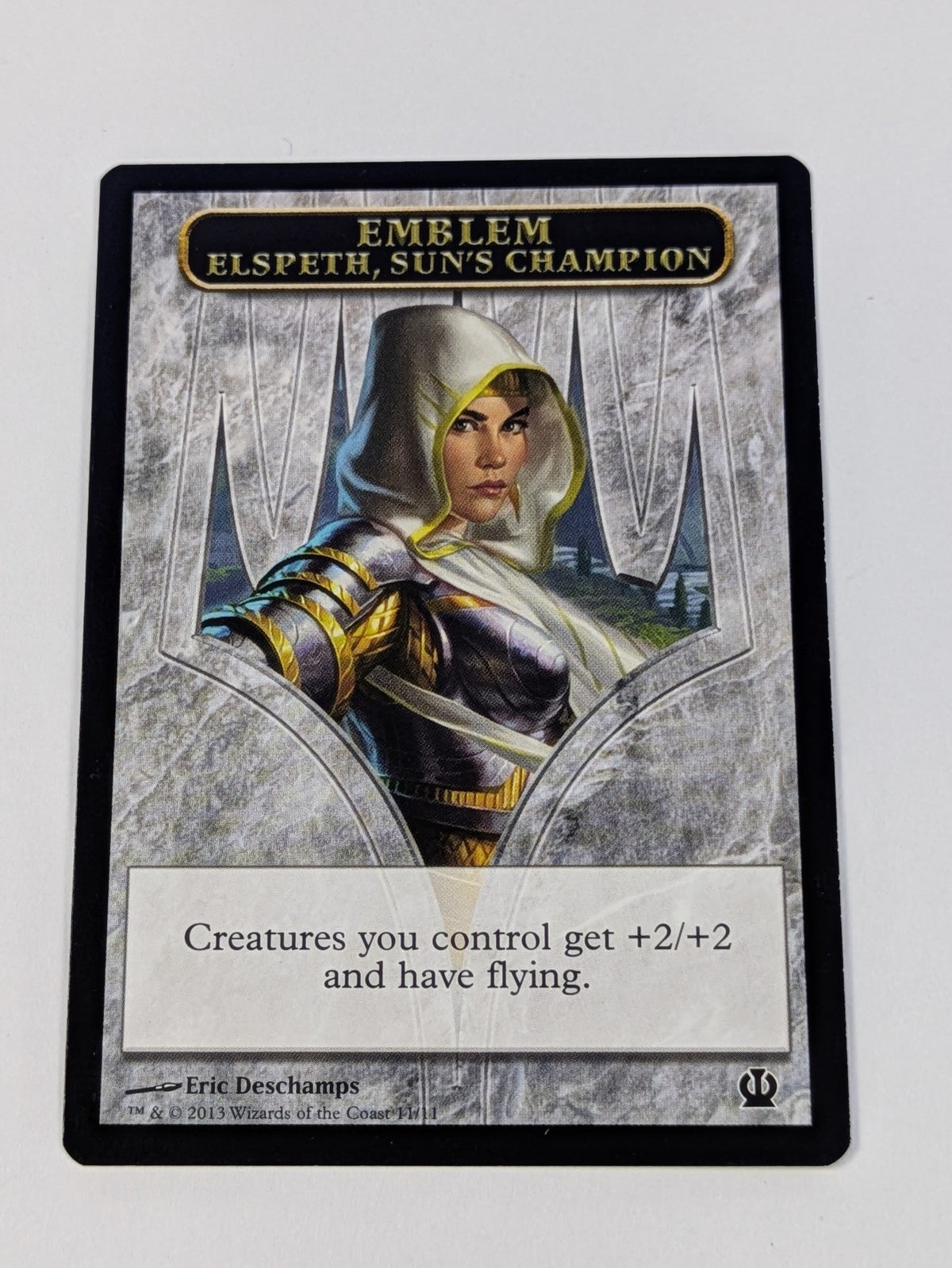 MTG Magic: Theros: Elspeth, Sun's Champion Emblem #11/11 - LP